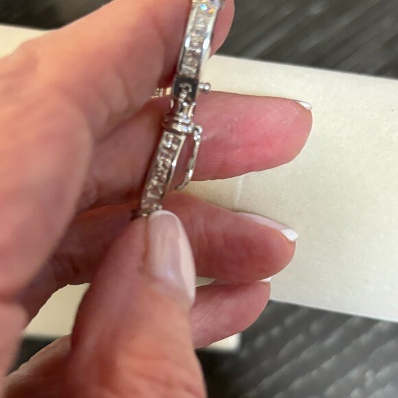 Designer Inspired Cubic Zirconia Bracelet - Picture 9 of 11